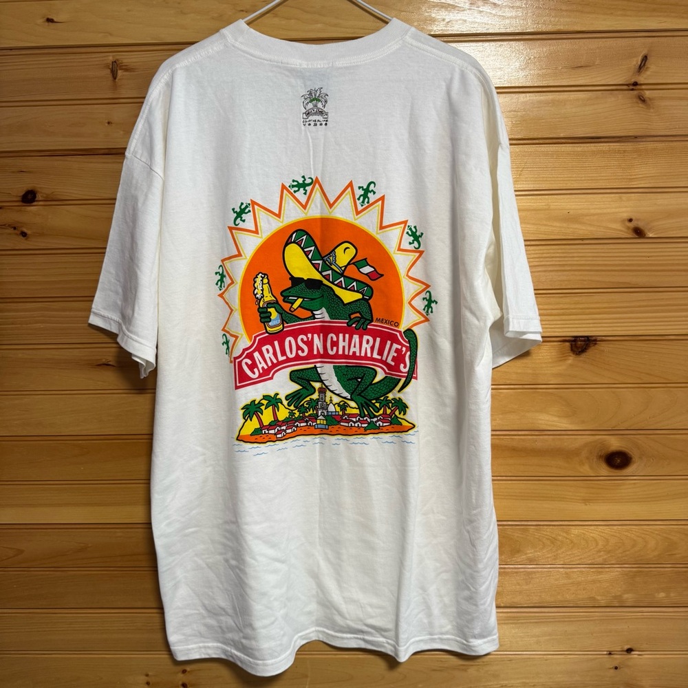 Clothesline Carlo’s n Charlie’s Aruba White Tee XXL